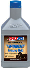 AMSOIL Synthetic V-Twin Primary Fluid